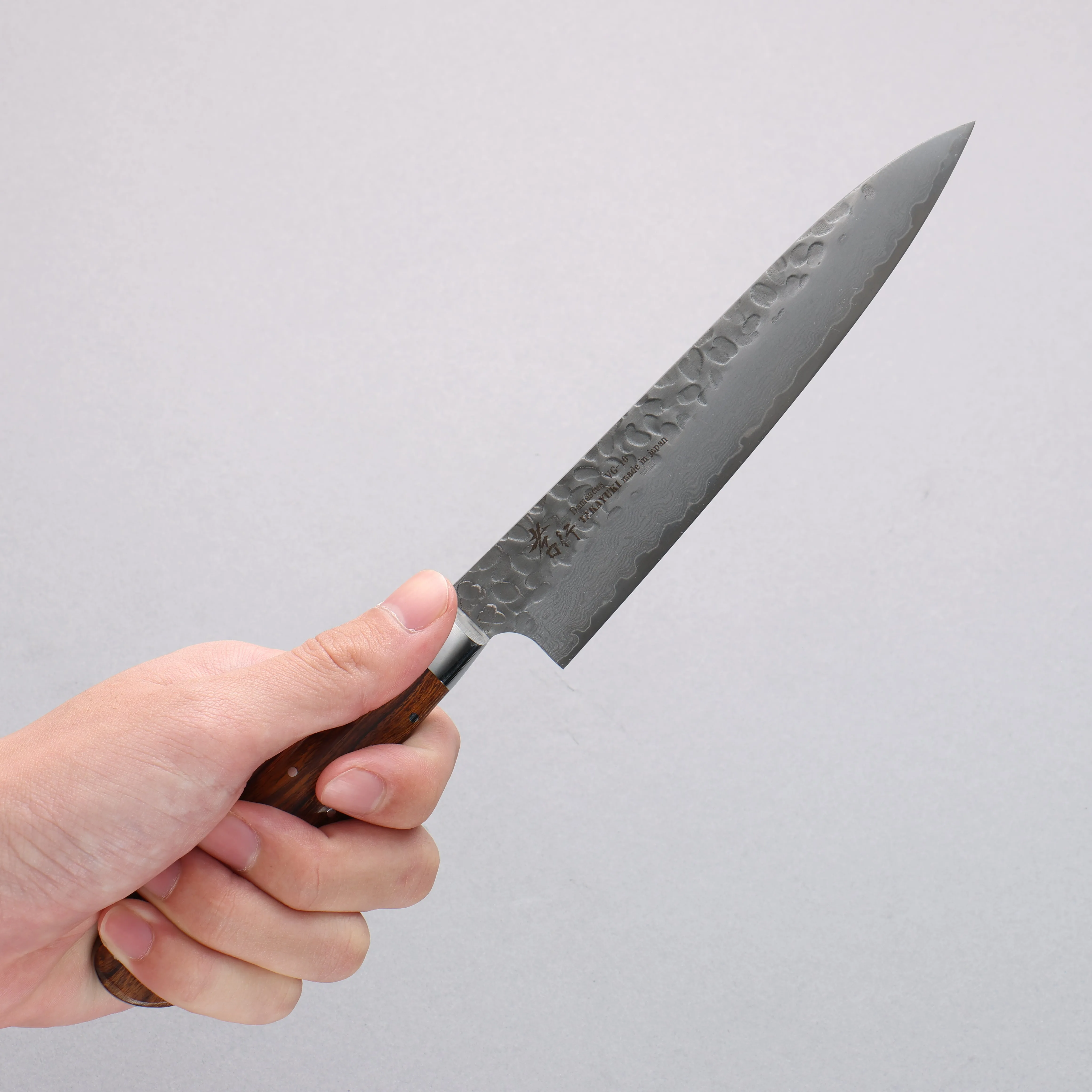 Sakai Takayuki VG10 33 Layer Damascus Petty-Utility  150mm Desert Ironwood(Sugihara model) Handle