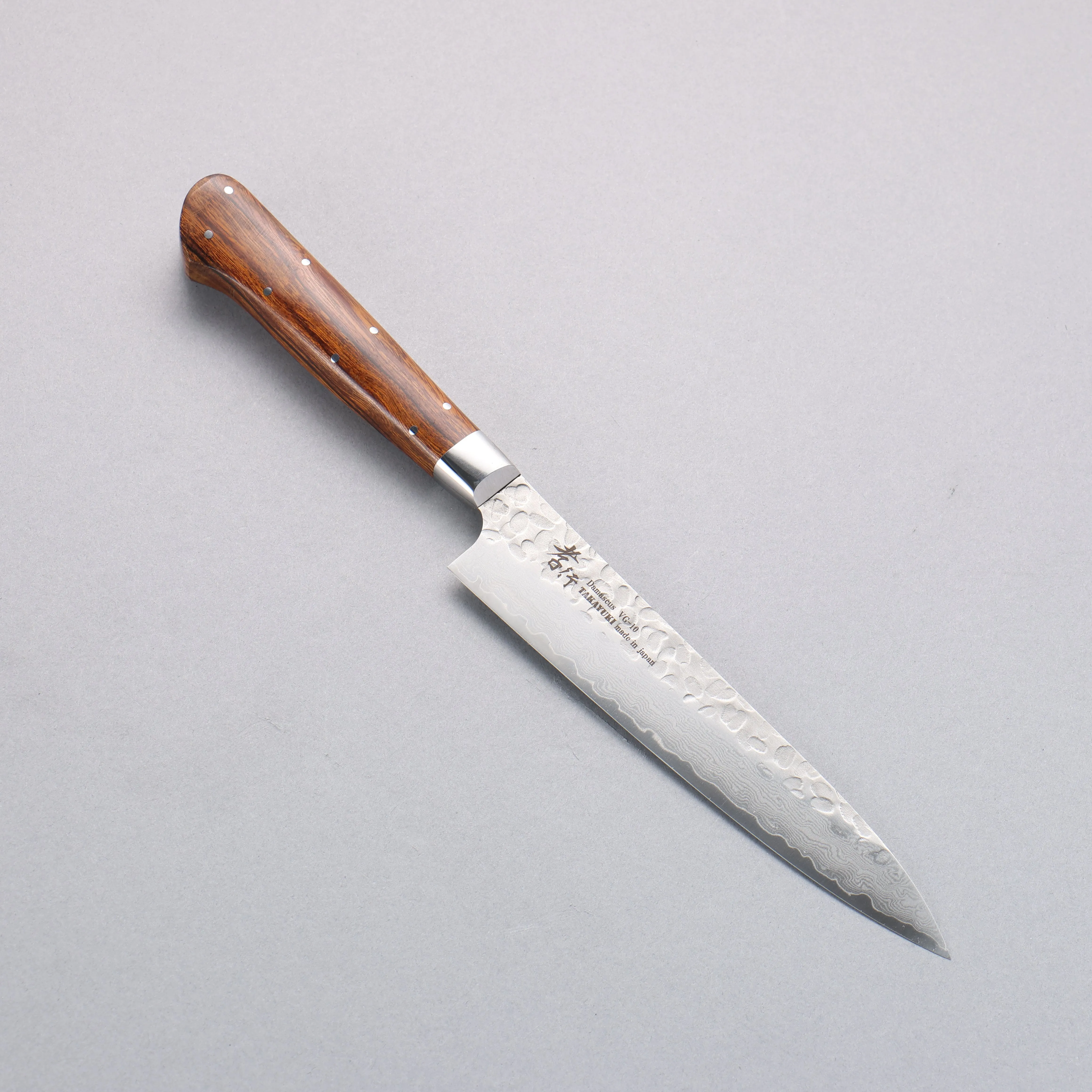 Sakai Takayuki VG10 33 Layer Damascus Petty-Utility  150mm Desert Ironwood(Sugihara model) Handle
