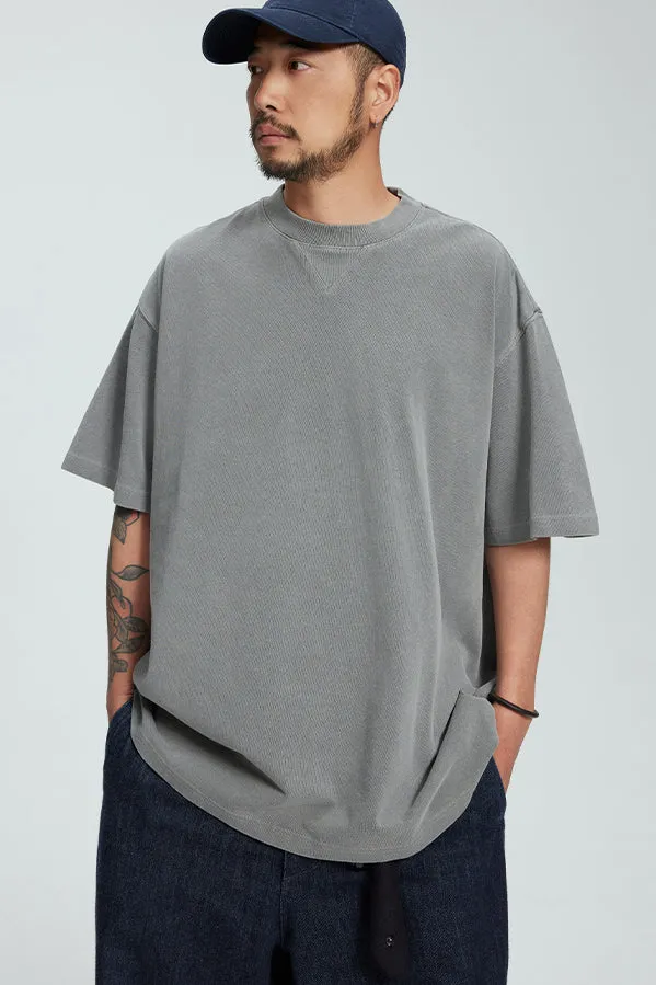 SHOGA ゆったりとしたベーシックTシャツ SGA048