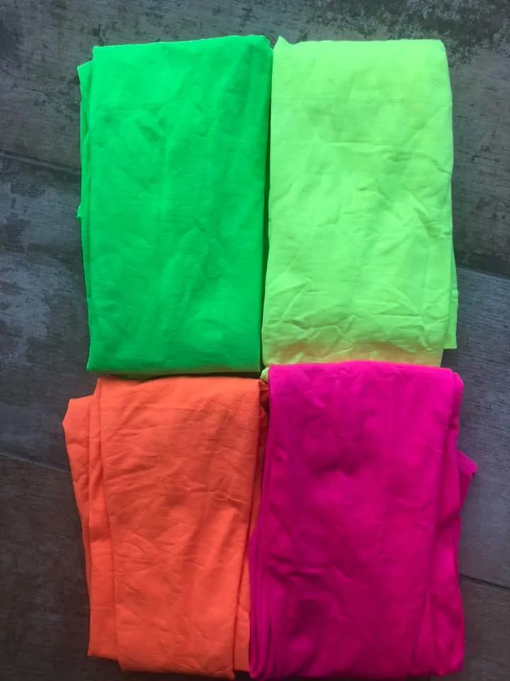 Silky Coloured Opaque 100 Denier Tights Neons Collection