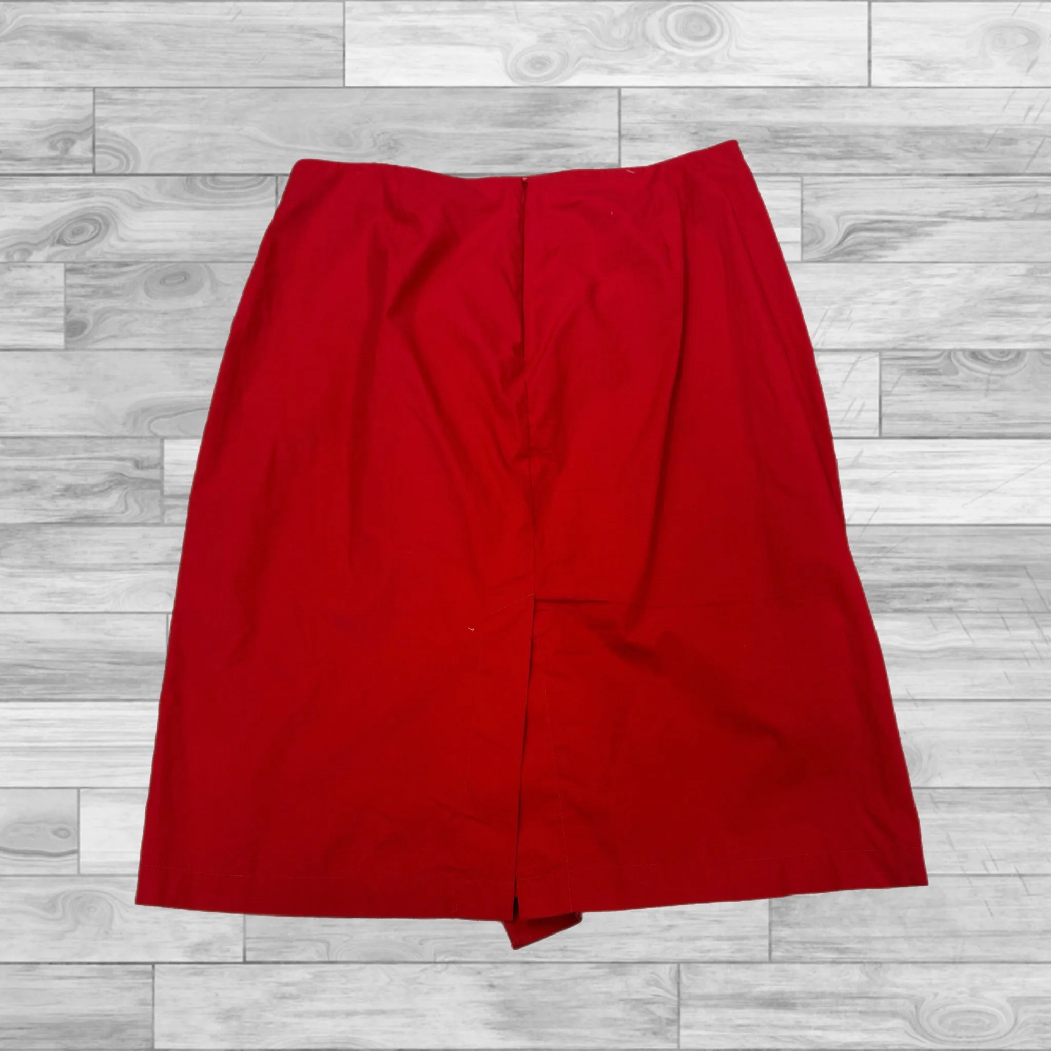Skirt Midi By Clothes Mentor In Red, Size: 0