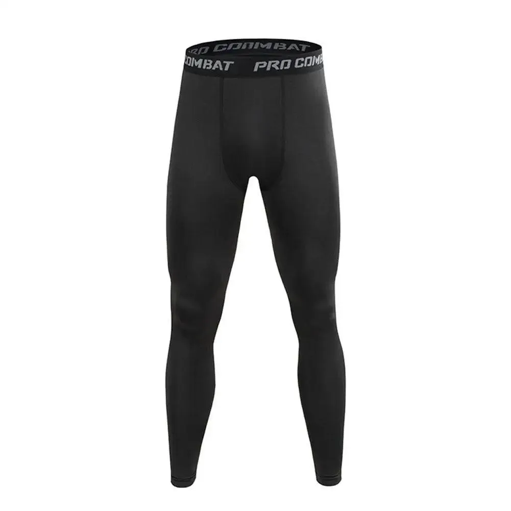 Sports Cycling Tight Pants Men'S Fitness Running Underlay Breathable Soft Fit Training Quick Drying Pants 1Pcs