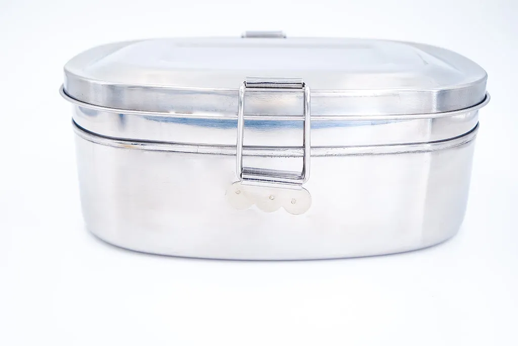 Stainless steel two-layer lunch box