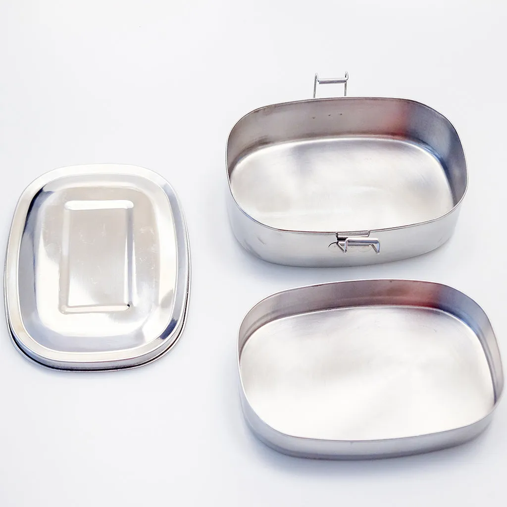 Stainless steel two-layer lunch box