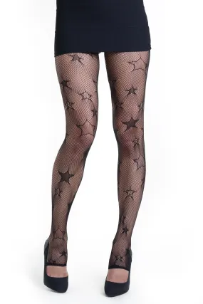 Streaming Stars Stirrup Fishnet Tights