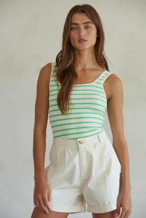 Striped Bodysuit