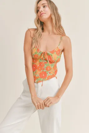 Summer Forever Tie Front Cami