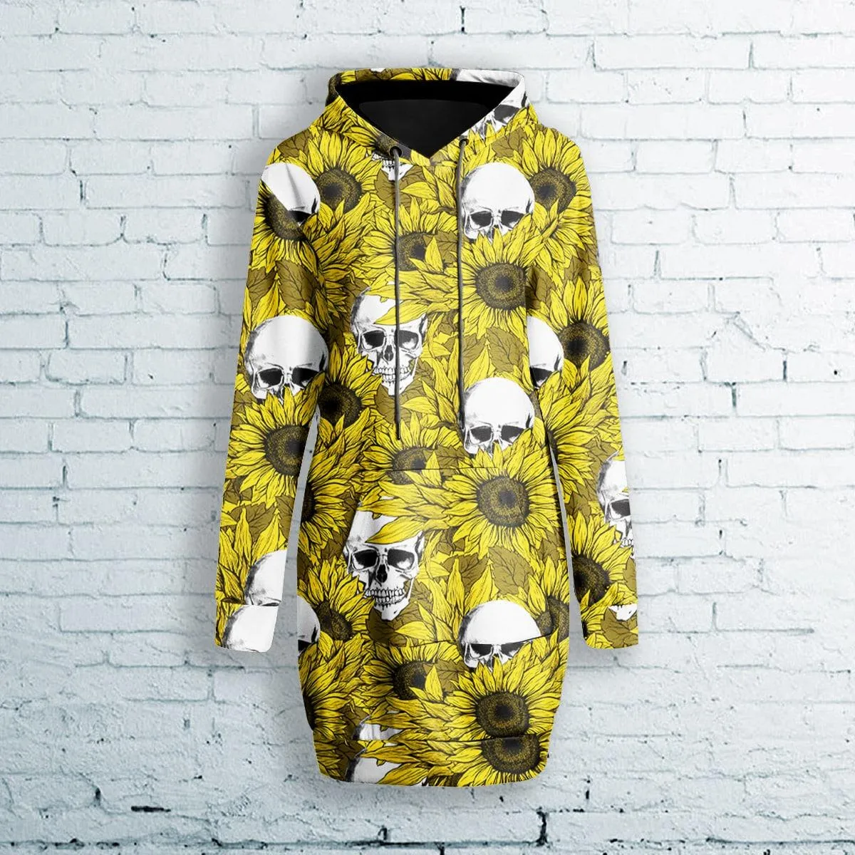 Sunflower Skull Combo Long Hoodie and Leggings