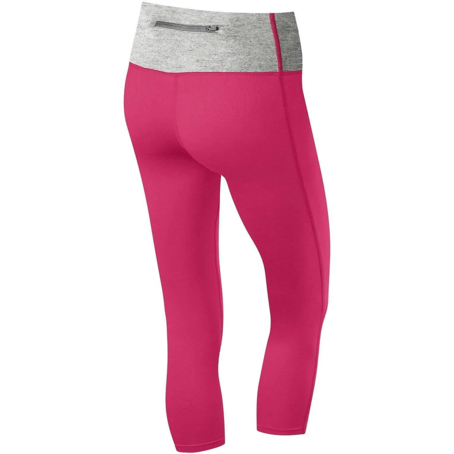 TCA Pro Performance Supreme Womens 3/4 Capri Running Tights - Pink
