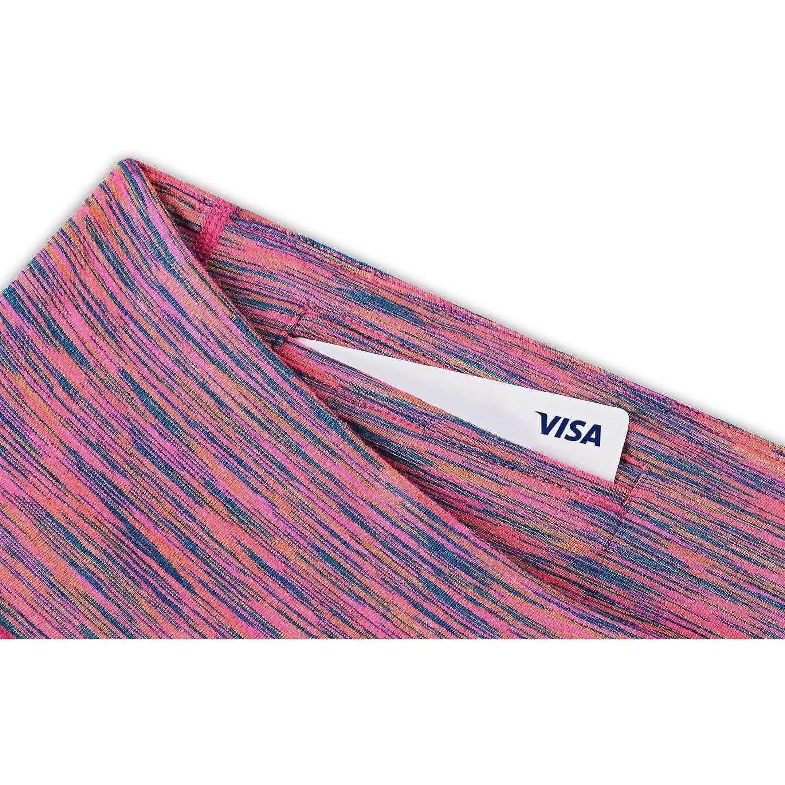 TCA SpaceKnit Premium Womens Long Running Tights - Pink