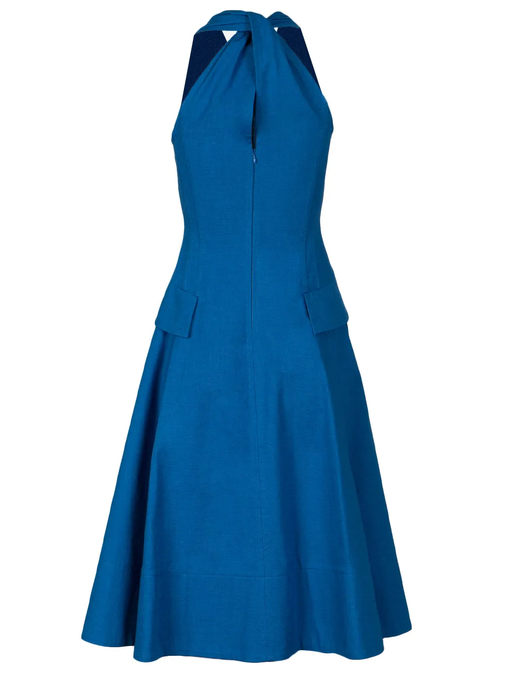 Textured cotton dress