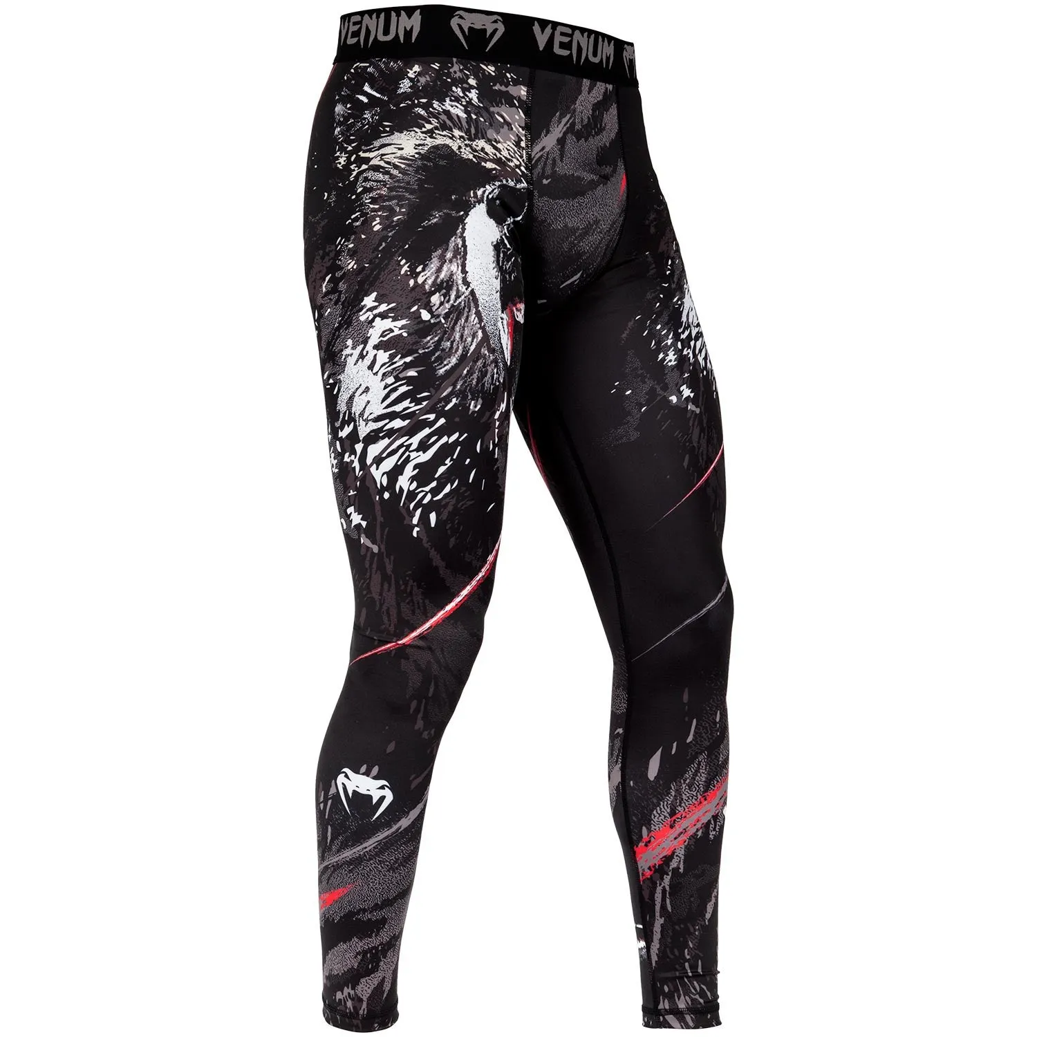 Tights - Venum - Grizzlli Spats - Sort-Hvid