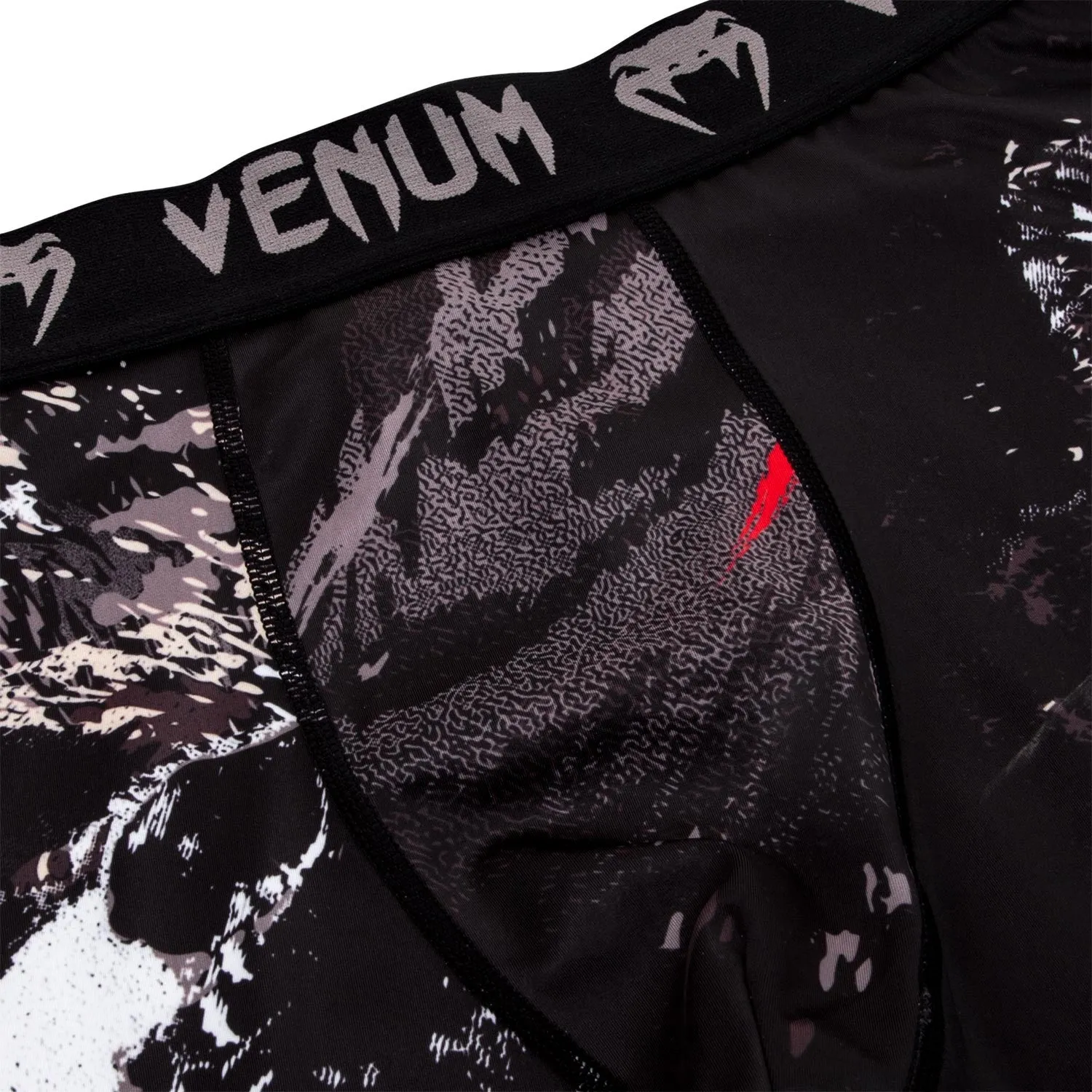 Tights - Venum - Grizzlli Spats - Sort-Hvid