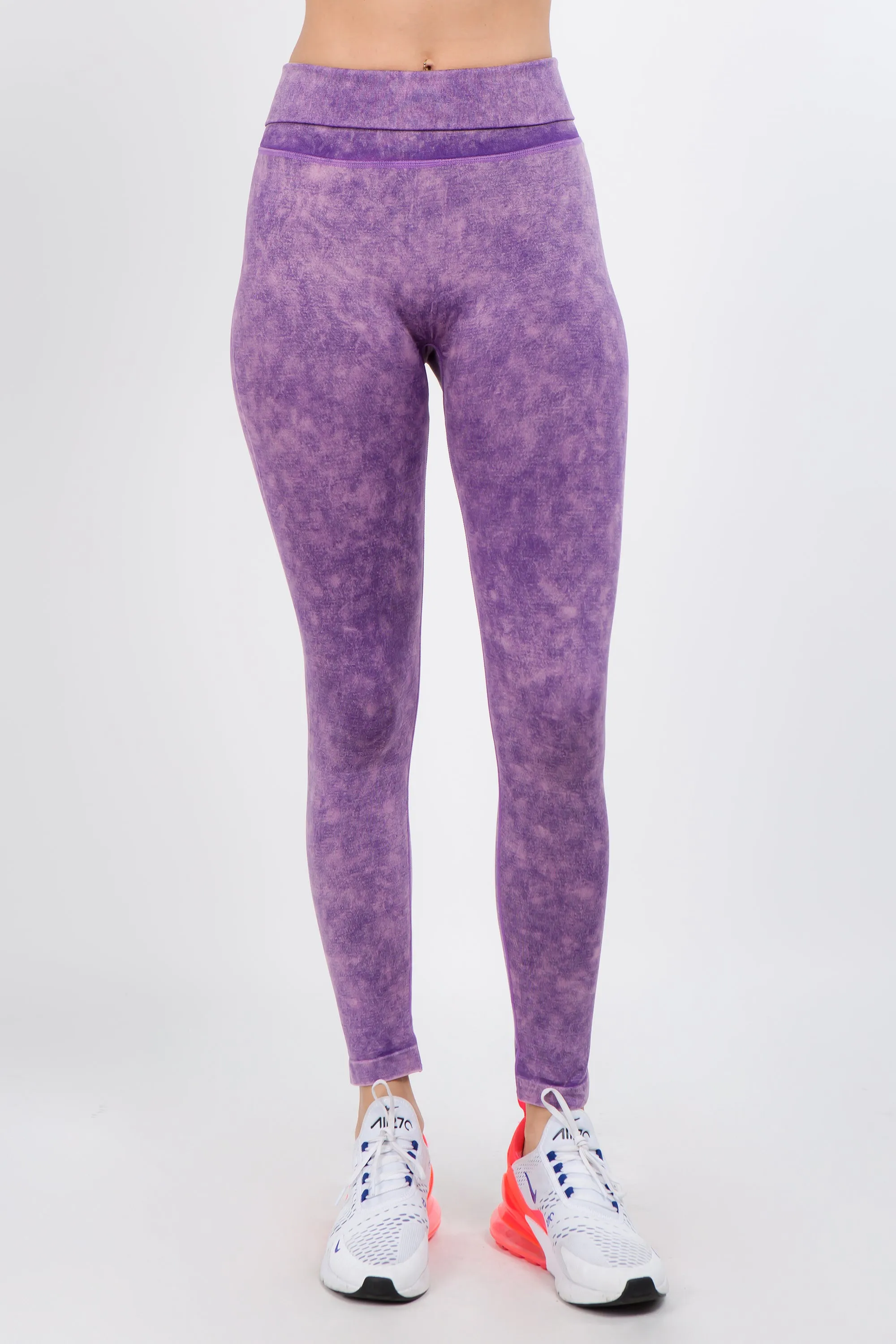 Totally Retro Acid Wash Workout Leggings