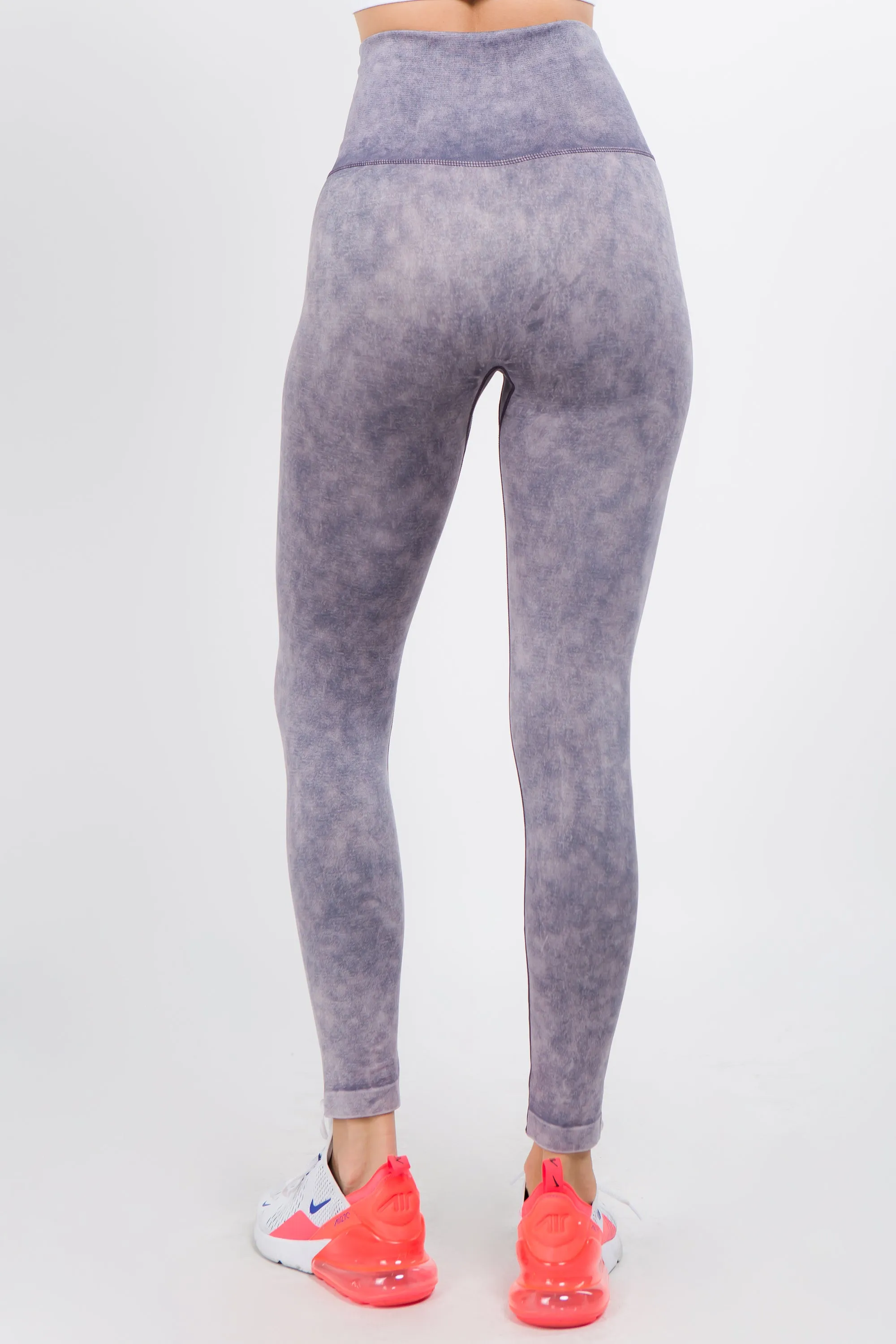 Totally Retro Acid Wash Workout Leggings