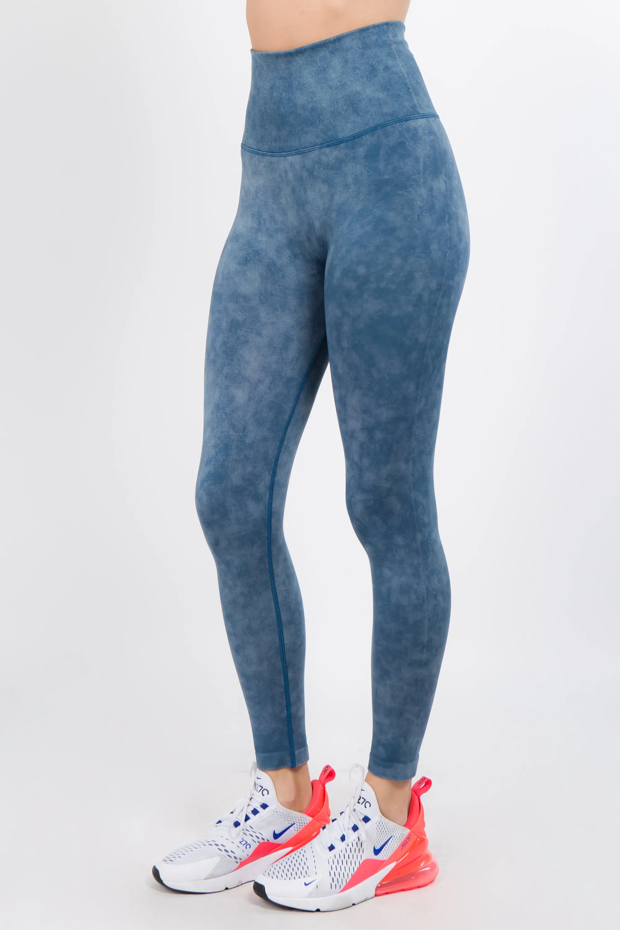 Totally Retro Acid Wash Workout Leggings