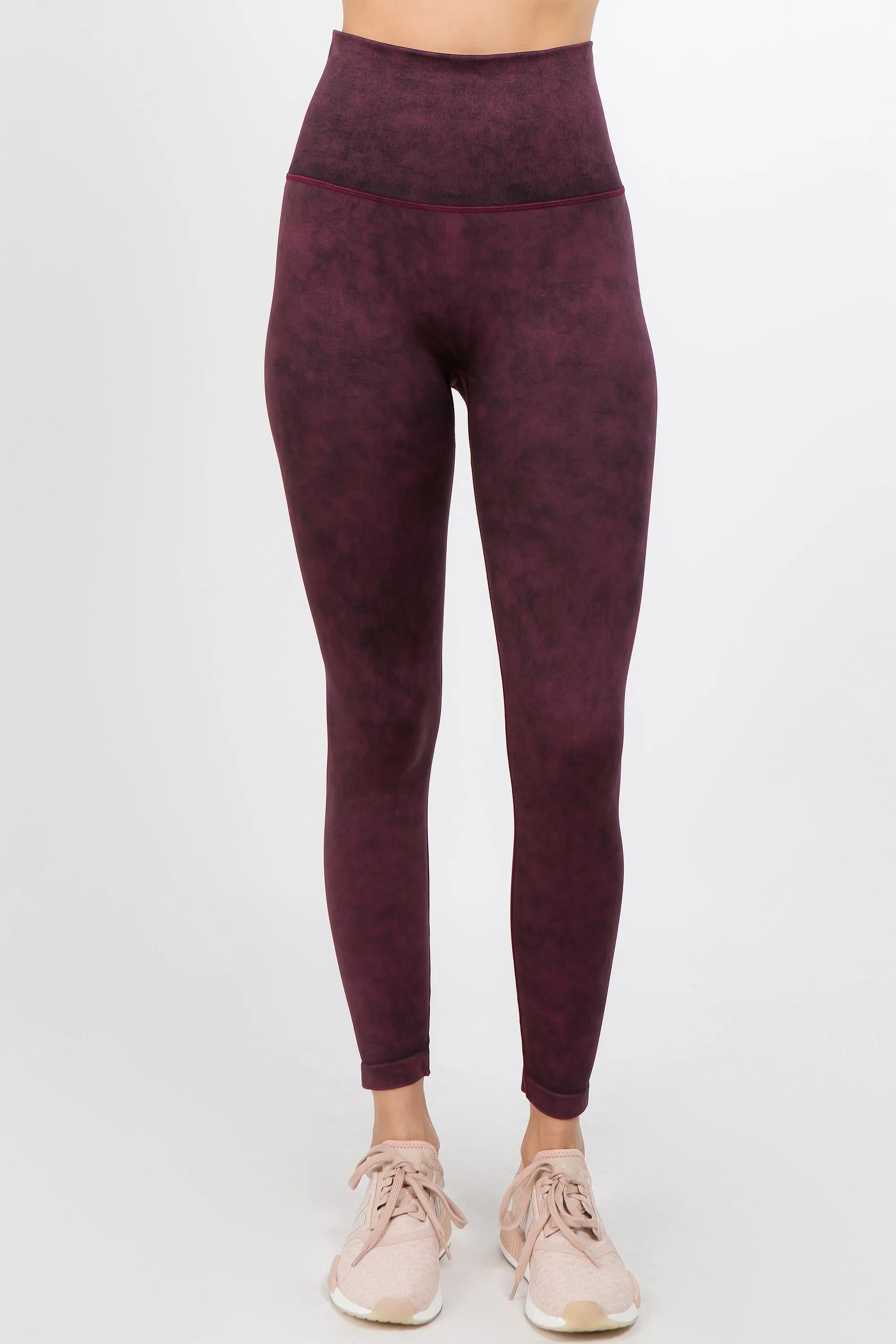Totally Retro Acid Wash Workout Leggings