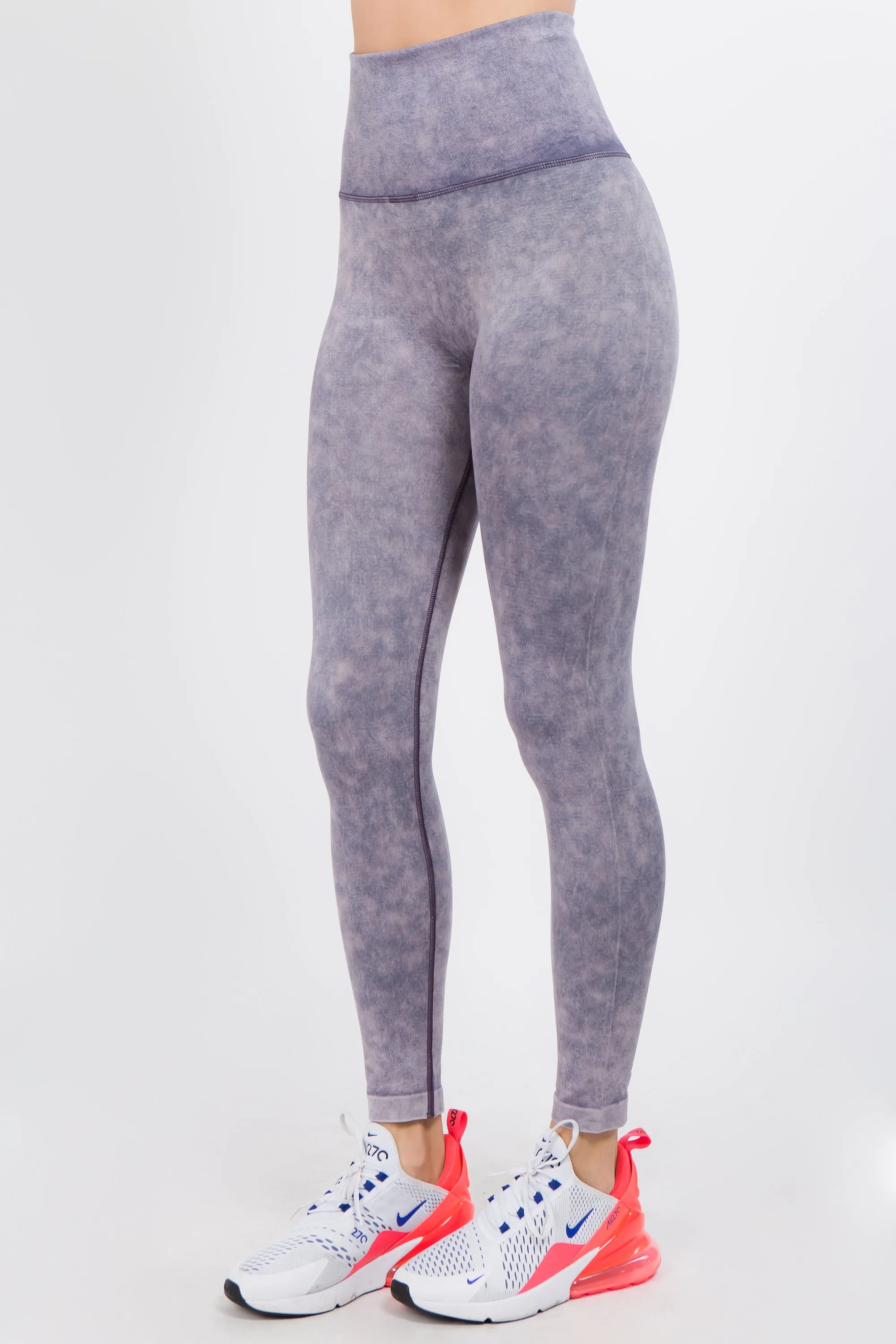 Totally Retro Acid Wash Workout Leggings