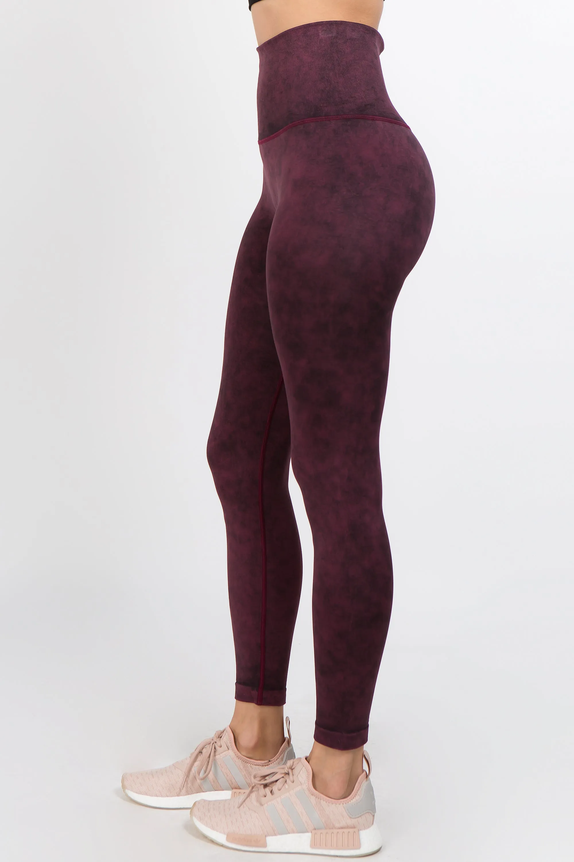 Totally Retro Acid Wash Workout Leggings