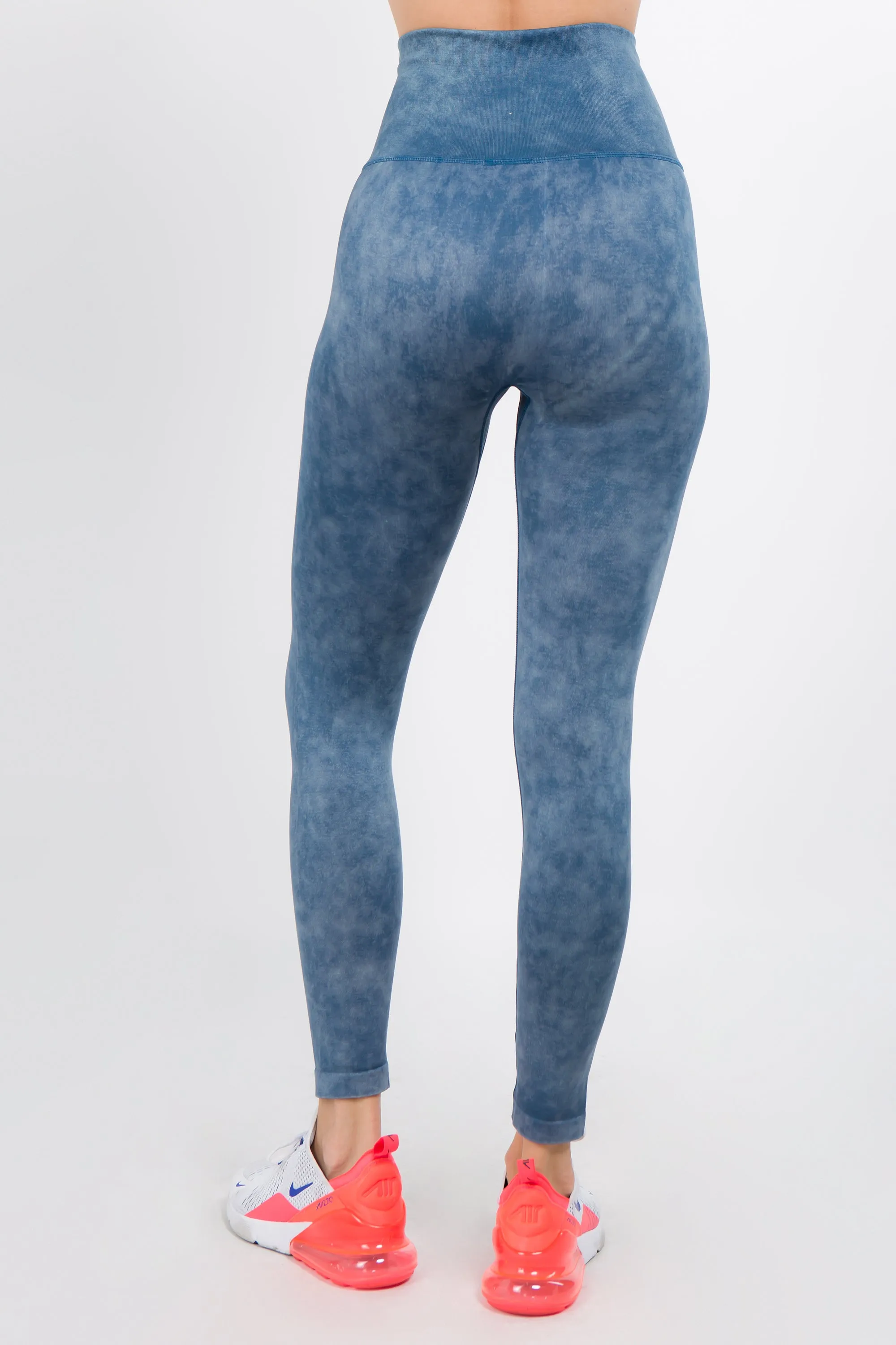 Totally Retro Acid Wash Workout Leggings