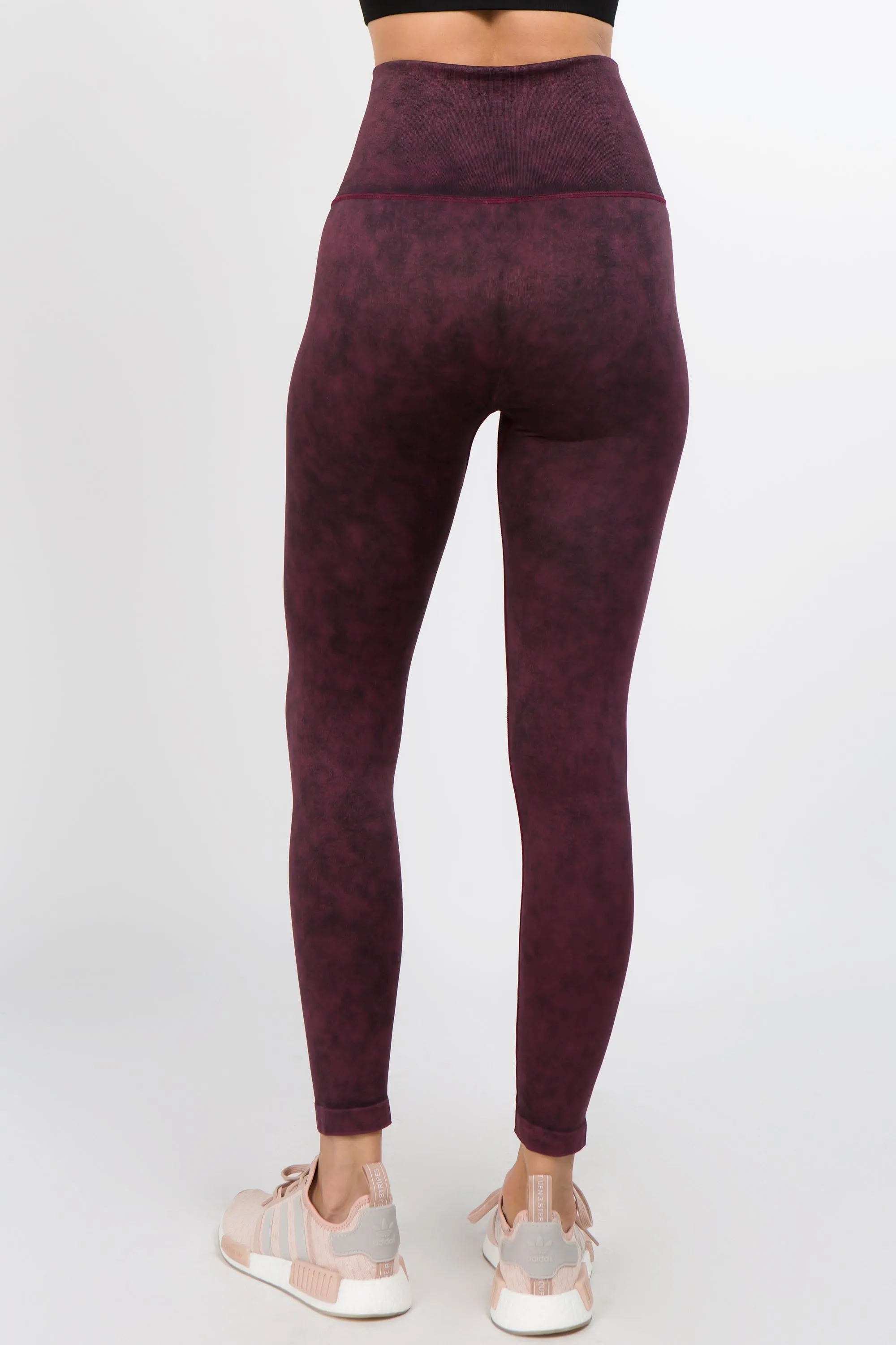 Totally Retro Acid Wash Workout Leggings
