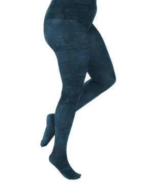 Tree Printed Curvy Super Stretch Tights