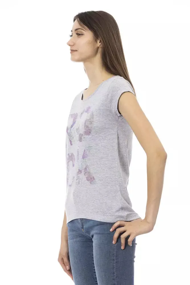Trussardi Action Grå Bomuld Tops & T-Shirt