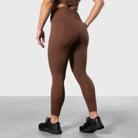 TWL - WOMEN'S ENERGY HIGH WAISTED 7/8TH TIGHTS - WALNUT