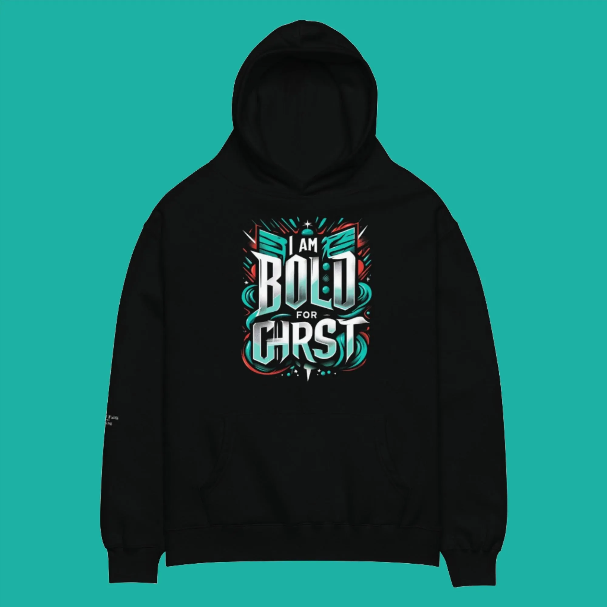 Unisex oversized hoodie Im Bold For Christ
