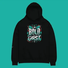 Unisex oversized hoodie Im Bold For Christ