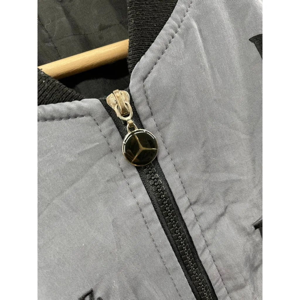Vintage 1990's Mercedes Benz Warsteiner F1 Racing Bomber Jacket