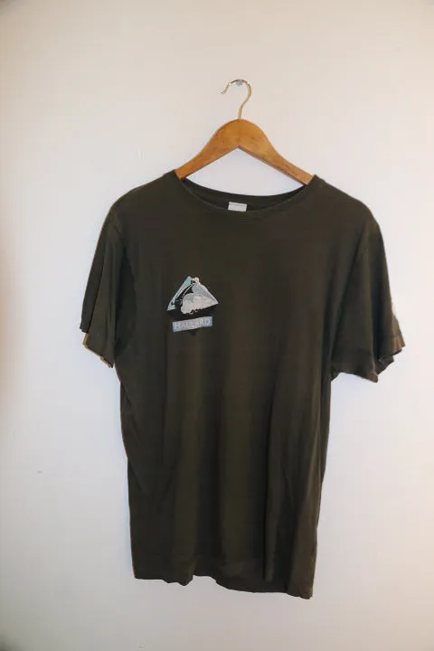 Vintage brown Mallard print medium mens tees