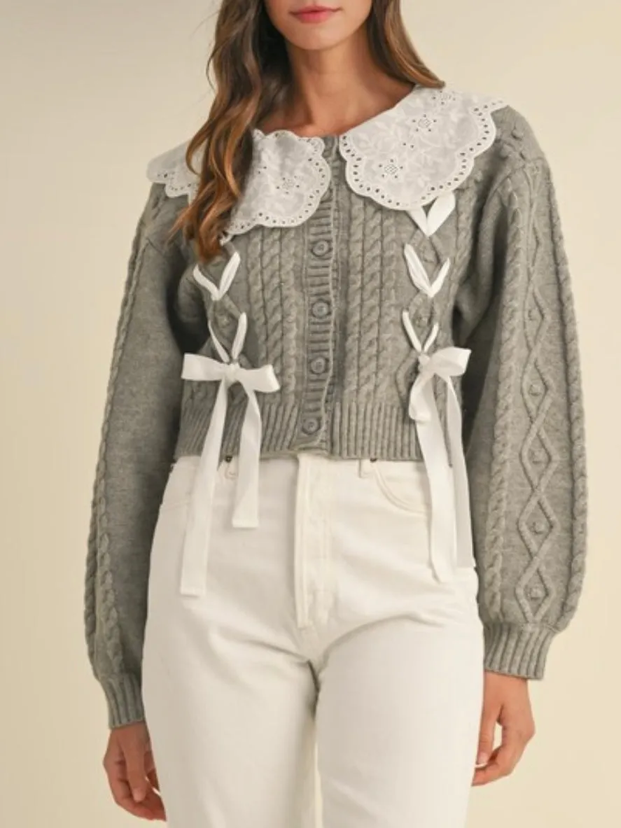White big neck, solid colors knitted sweater