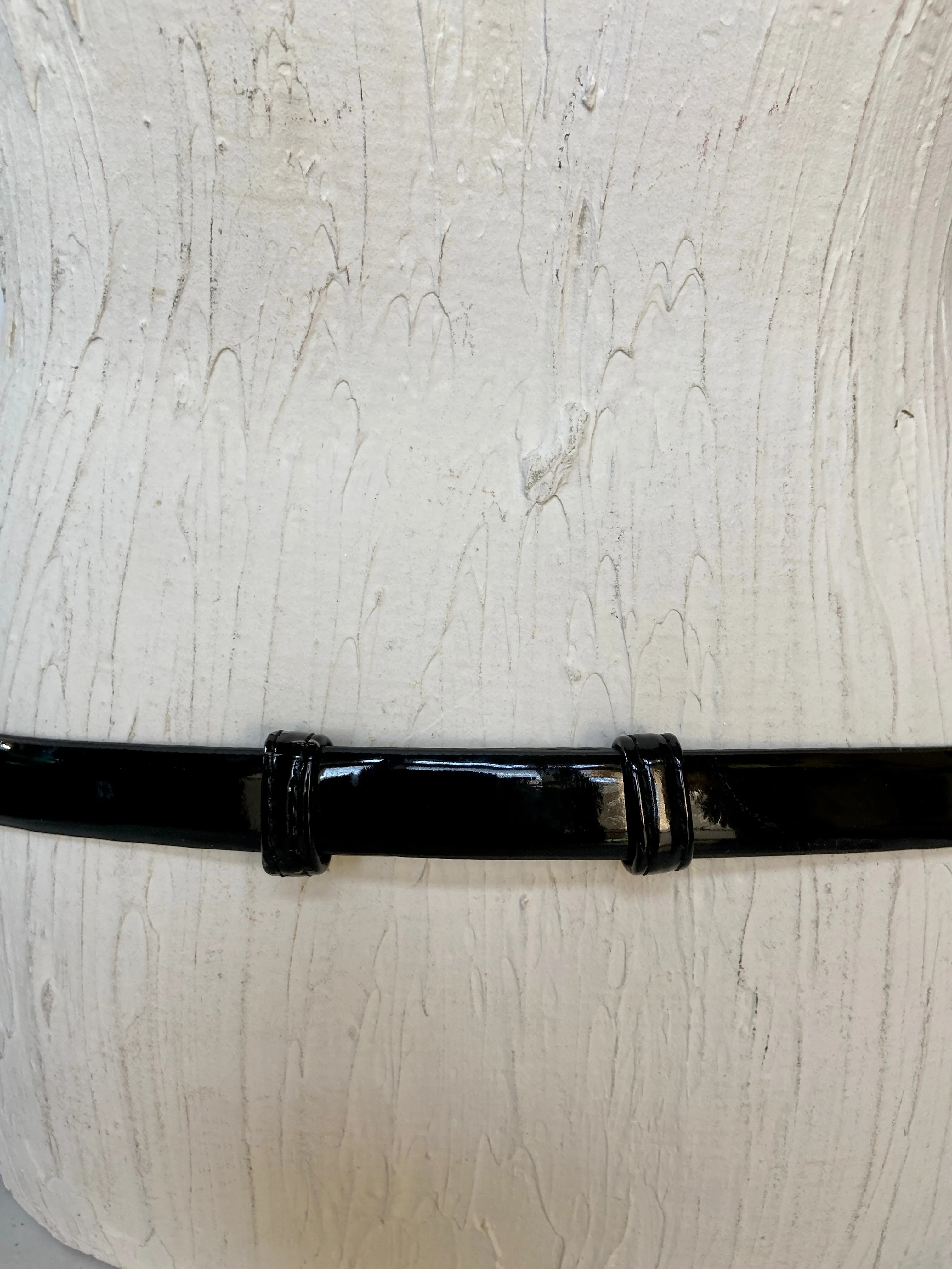 White House Black Market Adjustable black/silver belt