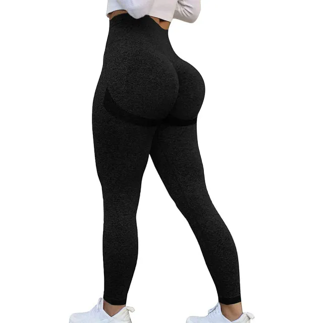 Wjczt Yoga Pants Scrunch Butt Lifting Workout Leggings Sport Tights Women Seamless Booty Legging Gym Sportswear Fitness Clothing
