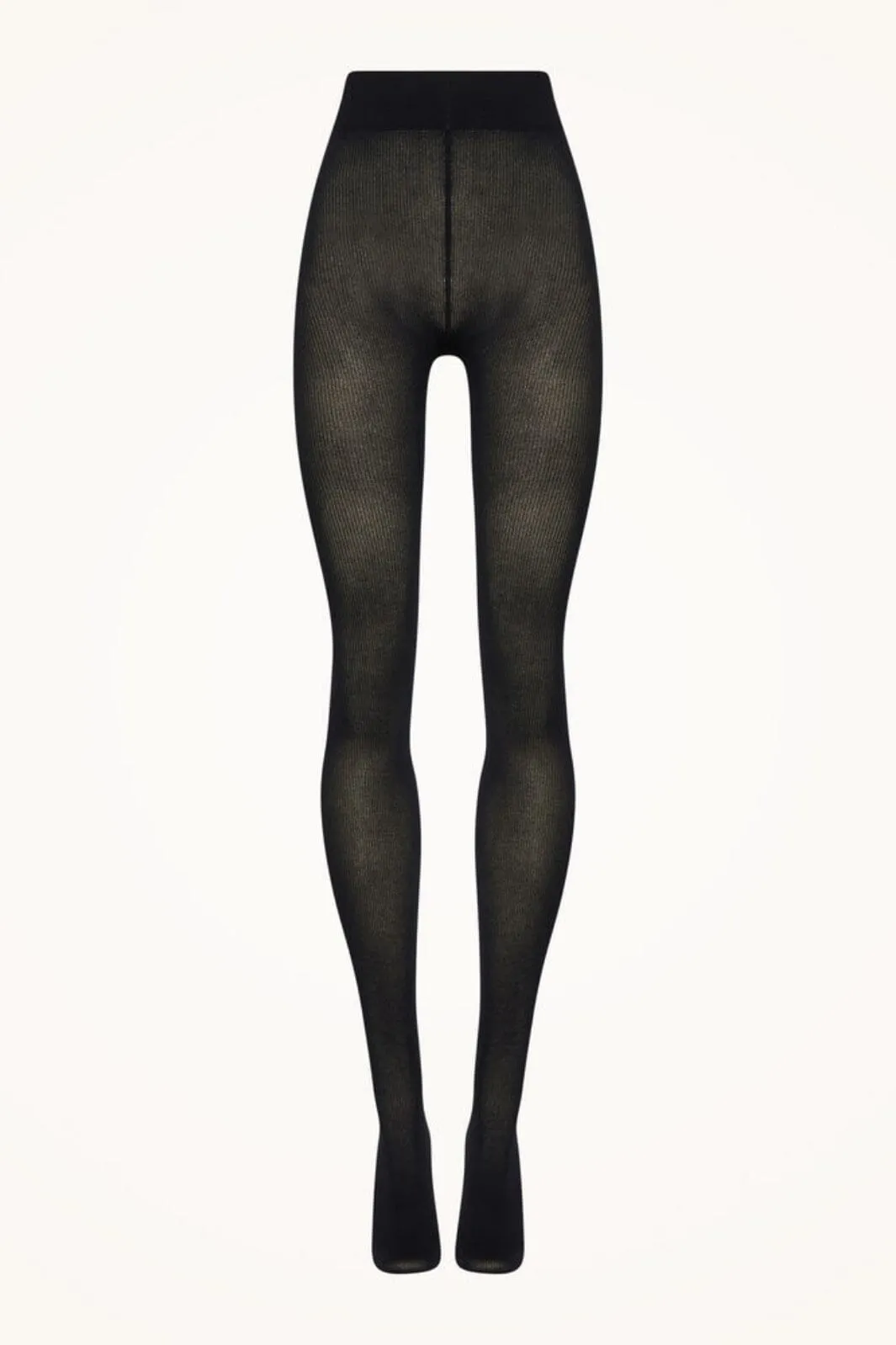 Wolford - Cotton Rib Tights - 7005 Black