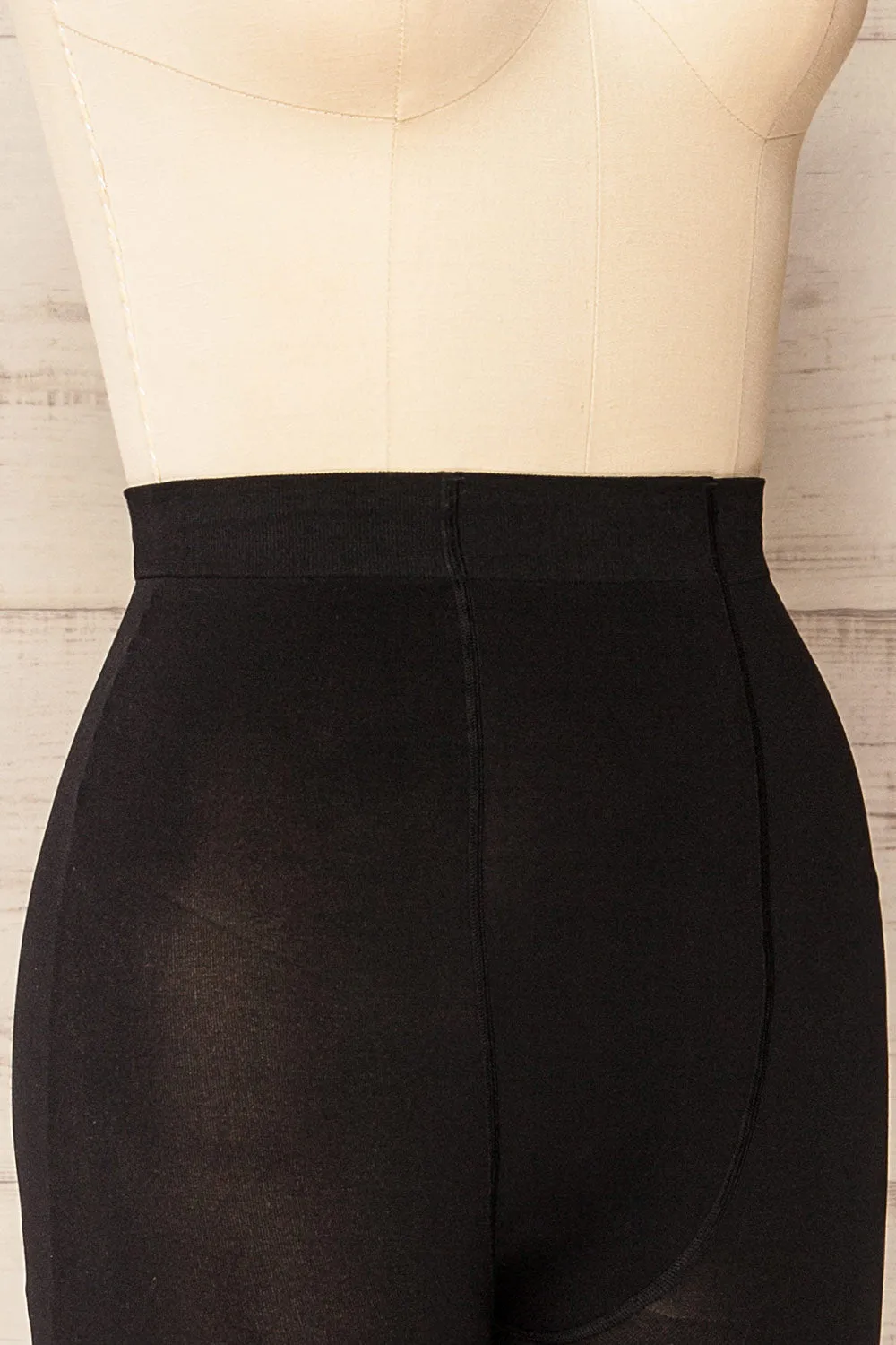 Yrita | Black Pantyhose w/ Control Top